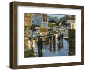 Edinburgh at Dusk-Desmond O'hagan-Framed Giclee Print