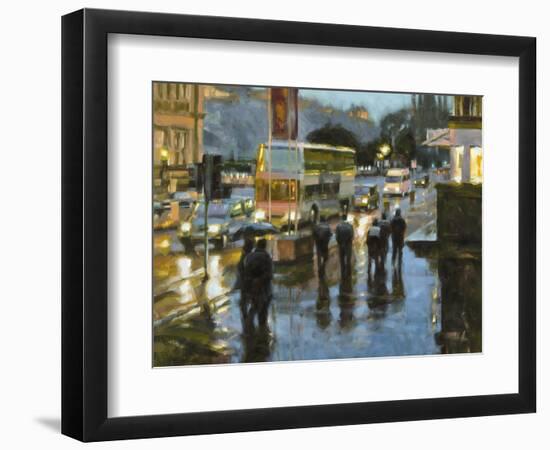 Edinburgh at Dusk-Desmond O'hagan-Framed Giclee Print