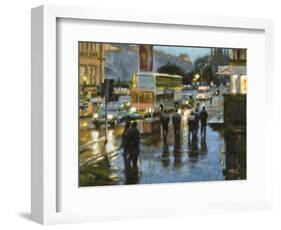 Edinburgh at Dusk-Desmond O'hagan-Framed Giclee Print