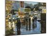 Edinburgh at Dusk-Desmond O'hagan-Mounted Premium Giclee Print