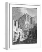 'Edinburgh Castle', 1843, (1845)-John Jackson-Framed Giclee Print