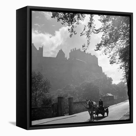 Edinburgh Castle 1910-Staff-Framed Stretched Canvas