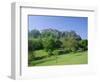 Edinburgh Castle and Gardens, Edinburgh, Lothian, Scotland, UK, Europe-Roy Rainford-Framed Photographic Print