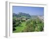 Edinburgh Castle and Gardens, Edinburgh, Lothian, Scotland, UK, Europe-Roy Rainford-Framed Photographic Print