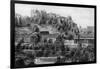 Edinburgh Castle and National Gallery, Edinburgh, Early 20th Century-null-Framed Giclee Print