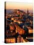 Edinburgh Castle and Old Town Seen from Arthur's Seat, Edinburgh, United Kingdom-Jonathan Smith-Stretched Canvas