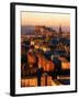 Edinburgh Castle and Old Town Seen from Arthur's Seat, Edinburgh, United Kingdom-Jonathan Smith-Framed Premium Photographic Print