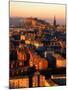 Edinburgh Castle and Old Town Seen from Arthur's Seat, Edinburgh, United Kingdom-Jonathan Smith-Mounted Premium Photographic Print