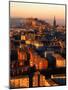 Edinburgh Castle and Old Town Seen from Arthur's Seat, Edinburgh, United Kingdom-Jonathan Smith-Mounted Photographic Print