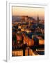 Edinburgh Castle and Old Town Seen from Arthur's Seat, Edinburgh, United Kingdom-Jonathan Smith-Framed Photographic Print