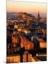 Edinburgh Castle and Old Town Seen from Arthur's Seat, Edinburgh, United Kingdom-Jonathan Smith-Mounted Photographic Print