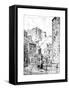 Edinburgh Castle as Seen from the Vennel, 1911-1912-null-Framed Stretched Canvas