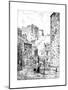 Edinburgh Castle as Seen from the Vennel, 1911-1912-null-Mounted Giclee Print