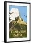 Edinburgh Castle - Dave Thompson Contemporary Travel Print-Dave Thompson-Framed Giclee Print