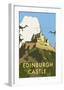 Edinburgh Castle - Dave Thompson Contemporary Travel Print-Dave Thompson-Framed Giclee Print