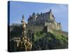 Edinburgh Castle, Edinburgh, Lothian, Scotland, UK, Europe-Roy Rainford-Stretched Canvas