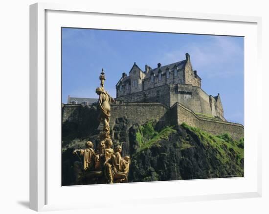 Edinburgh Castle, Edinburgh, Lothian, Scotland, UK, Europe-Roy Rainford-Framed Photographic Print