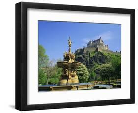 Edinburgh Castle, Edinburgh, Lothian, Scotland, UK, Europe-Roy Rainford-Framed Photographic Print