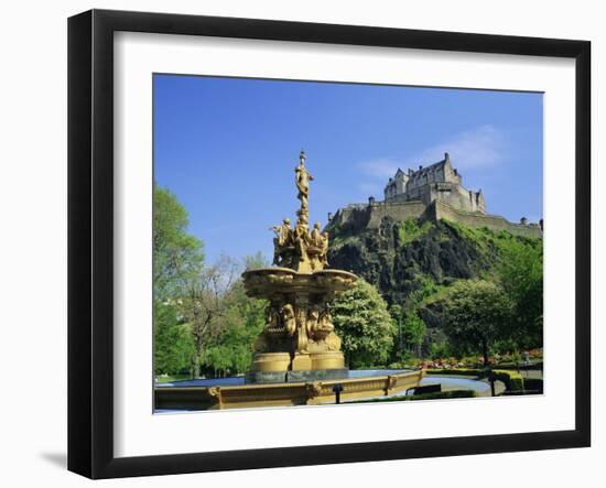 Edinburgh Castle, Edinburgh, Lothian, Scotland, UK, Europe-Roy Rainford-Framed Photographic Print