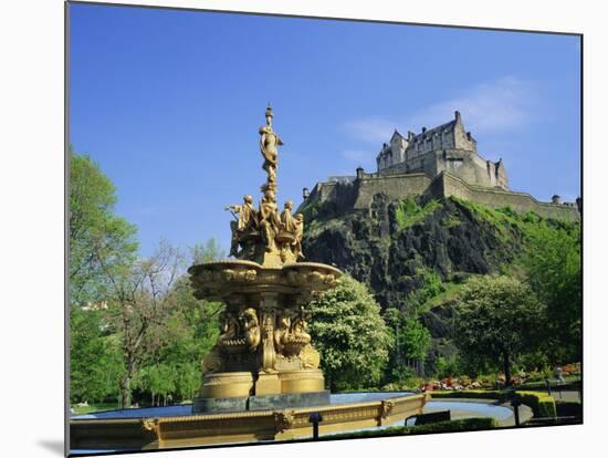 Edinburgh Castle, Edinburgh, Lothian, Scotland, UK, Europe-Roy Rainford-Mounted Photographic Print