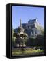 Edinburgh Castle, Edinburgh, Lothian, Scotland, Uk-null-Framed Stretched Canvas