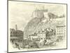 Edinburgh Castle, from the Grassmarket-null-Mounted Giclee Print