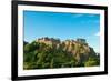 Edinburgh Castle on a Clear Sunny Day, Scotland, UK-vitalytitov-Framed Photographic Print