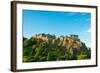 Edinburgh Castle on a Clear Sunny Day, Scotland, UK-vitalytitov-Framed Photographic Print