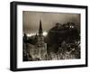 Edinburgh Castle Palace, Prison and Fortress, 1940s-null-Framed Photographic Print