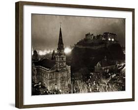 Edinburgh Castle Palace, Prison and Fortress, 1940s-null-Framed Photographic Print