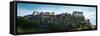 Edinburgh Castle Panorama-Anna Kucherova-Framed Stretched Canvas