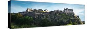Edinburgh Castle Panorama-Anna Kucherova-Stretched Canvas