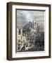 Edinburgh Castle Scotland 1833-null-Framed Giclee Print