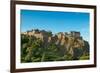 Edinburgh Castle (Uk) on a Clear Sunny Day-vitalytitov-Framed Photographic Print