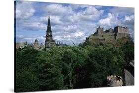 Edinburgh Castle-Vittoriano Rastelli-Stretched Canvas
