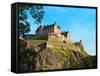 Edinburgh Castle-Anna Kucherova-Framed Stretched Canvas