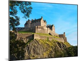 Edinburgh Castle-Anna Kucherova-Mounted Photographic Print