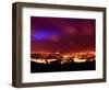 Edinburgh City at Night, October 1999-null-Framed Photographic Print