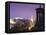 Edinburgh Cityscape at Dusk Looking Towards Edinburgh Castle, Edinburgh, Lothian, Scotland, Uk-Amanda Hall-Framed Stretched Canvas