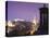 Edinburgh Cityscape at Dusk Looking Towards Edinburgh Castle, Edinburgh, Lothian, Scotland, Uk-Amanda Hall-Stretched Canvas