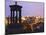 Edinburgh Cityscape at Dusk Looking Towards Edinburgh Castle, Edinburgh, Lothian, Scotland, Uk-Amanda Hall-Mounted Photographic Print