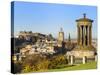 Edinburgh Cityscape from Calton Hill, Edinburgh, Lothian, Scotland-Chris Hepburn-Stretched Canvas