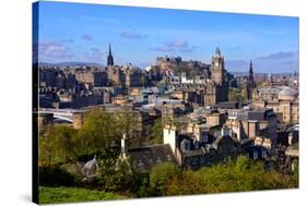 Edinburgh Cityscape-Jeni Foto-Stretched Canvas