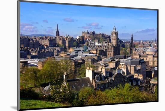 Edinburgh Cityscape-Jeni Foto-Mounted Photographic Print