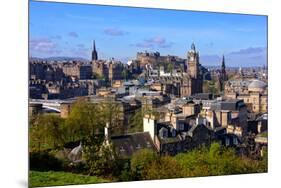 Edinburgh Cityscape-Jeni Foto-Mounted Photographic Print