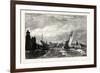 Edinburgh: Entrance to Leith Harbour 1826-null-Framed Giclee Print