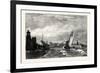 Edinburgh: Entrance to Leith Harbour 1826-null-Framed Giclee Print