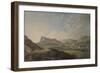 'Edinburgh from Arthur's Seat', 1778, (1935)-Thomas Hearne-Framed Giclee Print