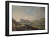 'Edinburgh from Arthur's Seat', 1778, (1935)-Thomas Hearne-Framed Giclee Print