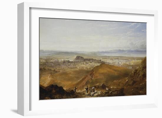 Edinburgh from Arthur's Seat-Williams Hugh William-Framed Giclee Print